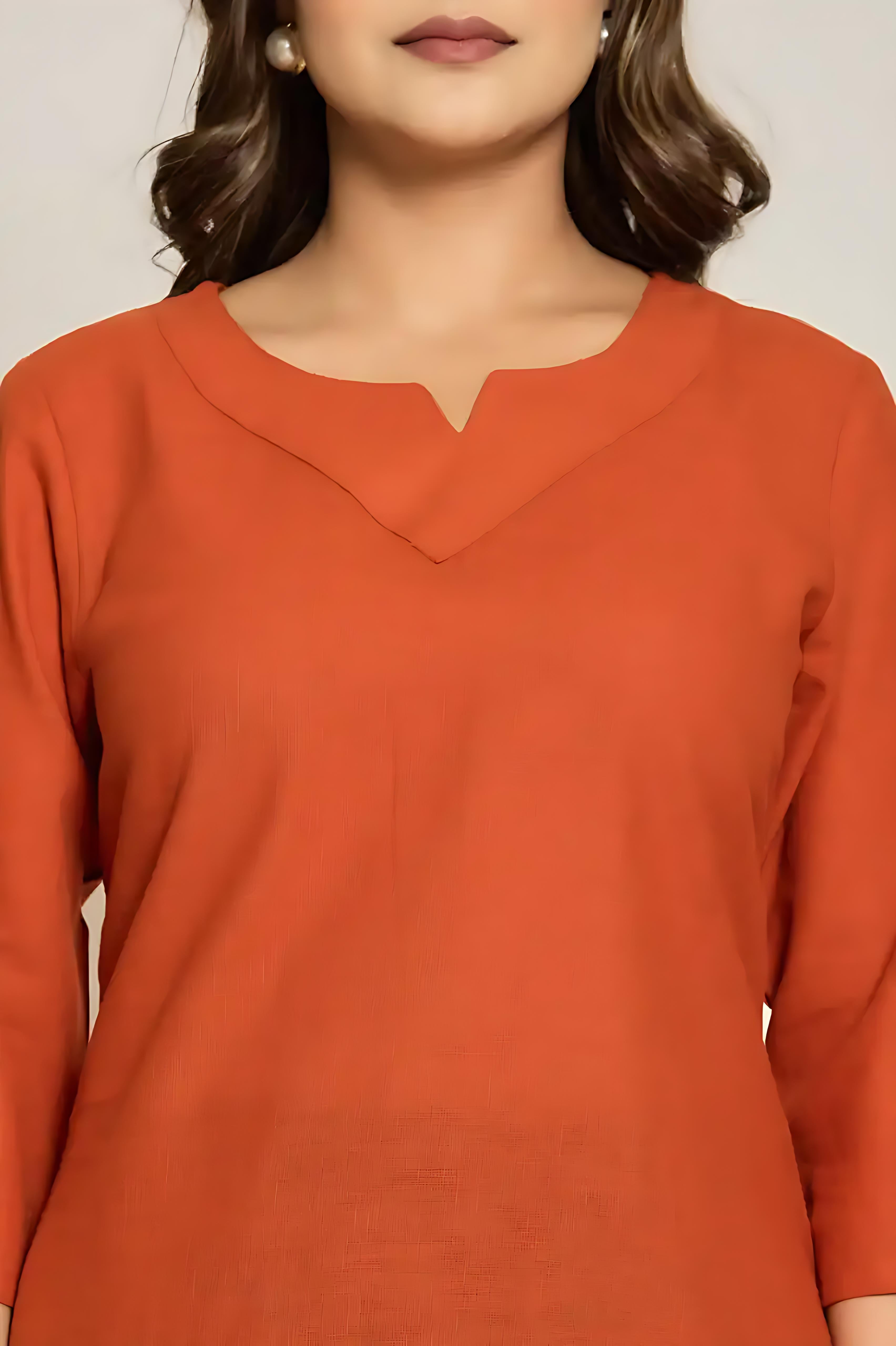 Rangritiya™ Terracotta Co-ord Set – Earthy Elegance and Effortless Style