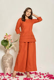 Rangritiya™ Terracotta Co-ord Set – Earthy Elegance and Effortless Style 40